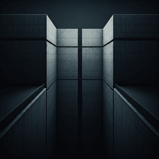 Architectural composition representing structural integrity